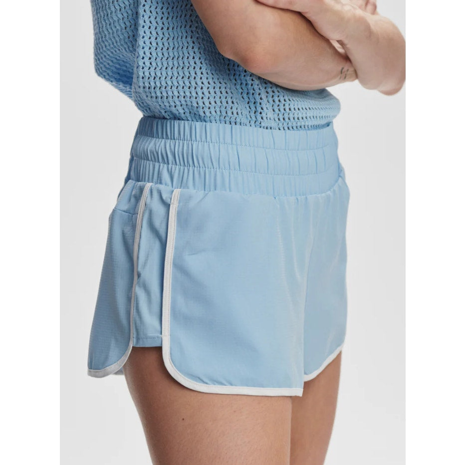VARLEY Women's Arlington Running Shorts Large Airy Blue 2'' Inseam NWT