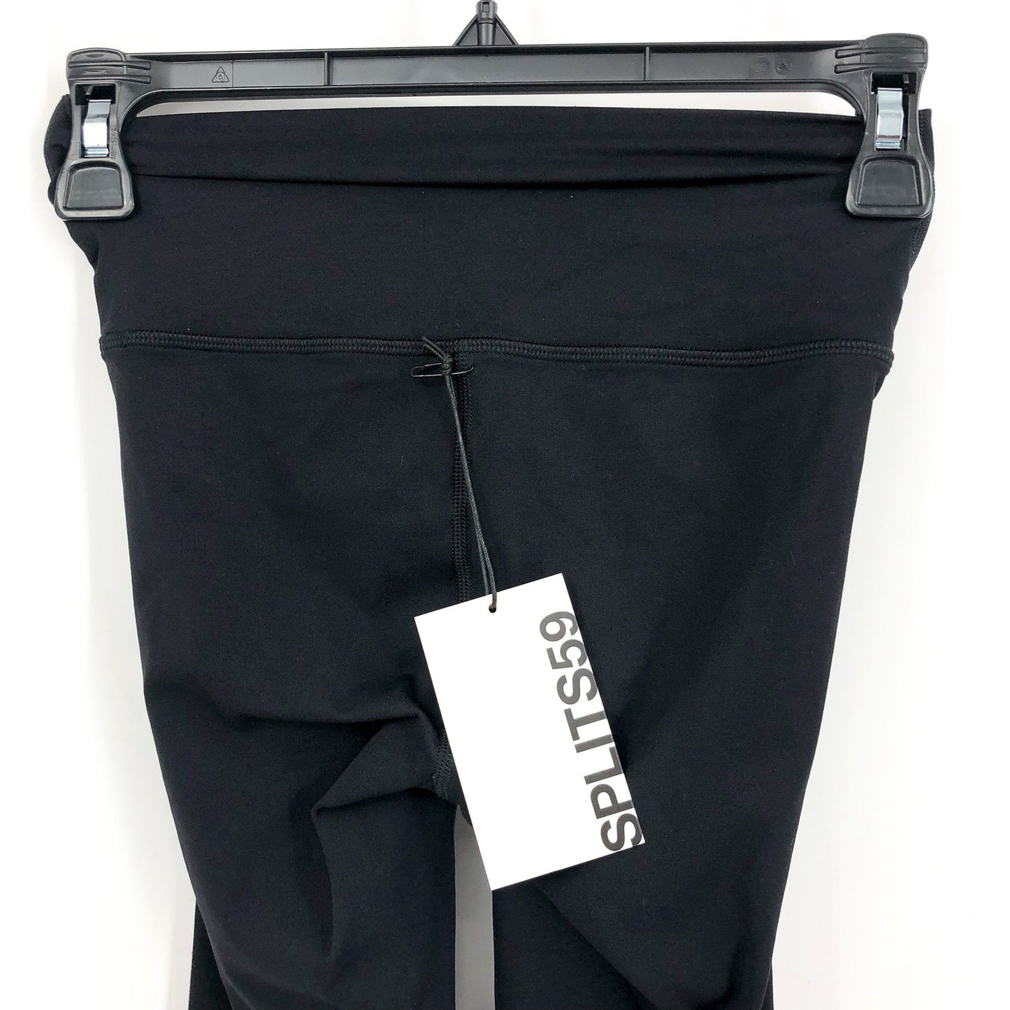 SPLITS59 Womens Mia Rigor 7/8 Leggings XS Black Crossover Waistband NWT