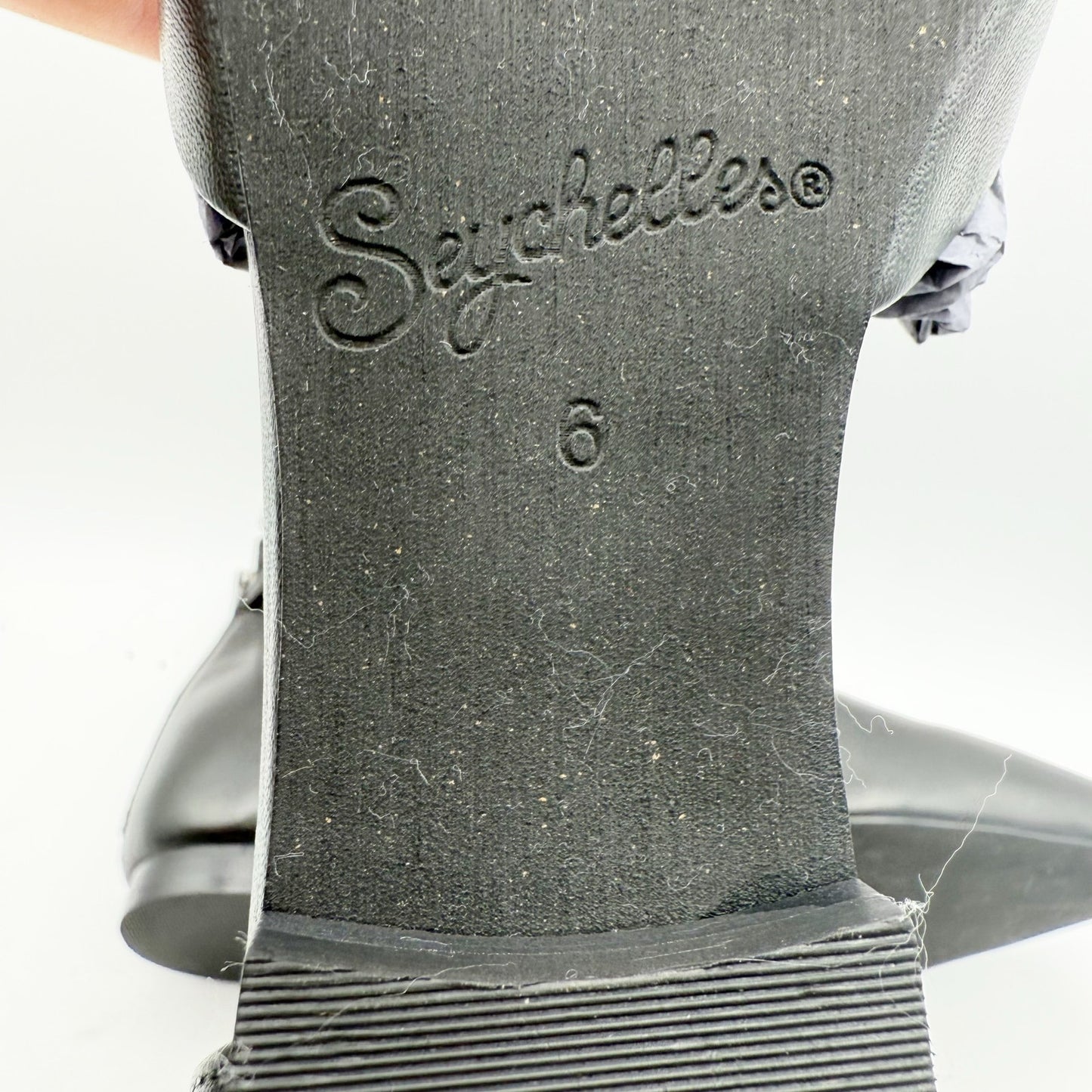 Seychelles Womens What a Girl Wants Flats US 6 M Black Leather NIB