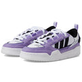 Adidas Originals Big Kids Adi2000 Sneakers Size 5 Purple White Leather NWT