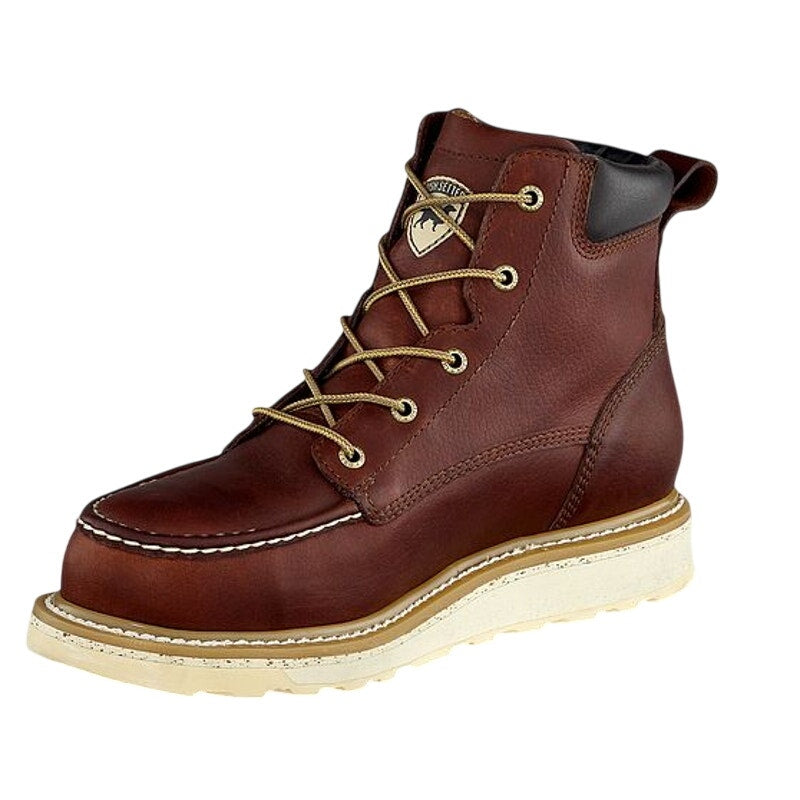 Irish Setter Mens Ashby 6" Aluminum-Toe Work Boots US 14 Brown Leather 83606 NIB