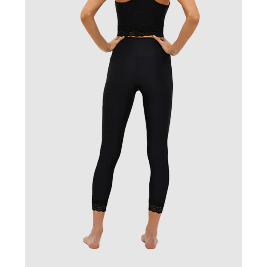 BEACH RIOT Women's Taylor 7/8 Lace Leggings Small Black