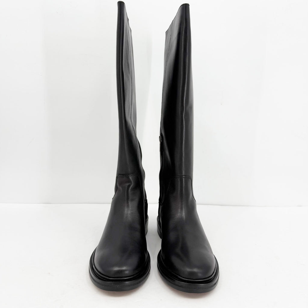 Madewell Womens The Drumgold Mid Calf Boot US 9 M Black Leather NIB