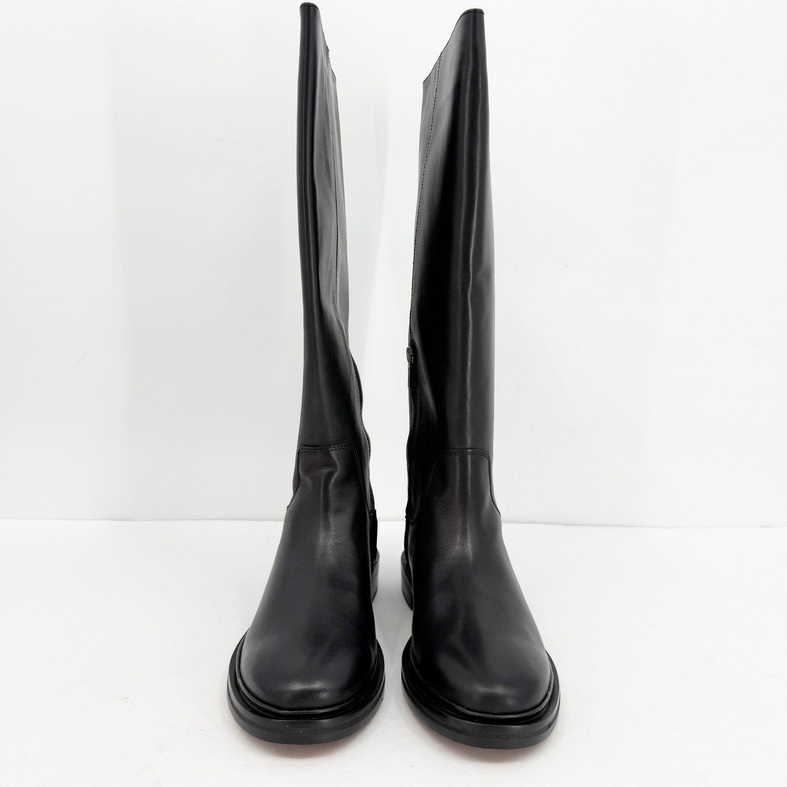 Madewell Womens The Drumgold Mid Calf Boot US 9 M Black Leather NIB