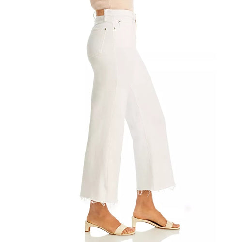 7 FOR ALL MANKIND Womens Crop Joe Jeans Size 29 US 8 White Ultra High-Rise NWT