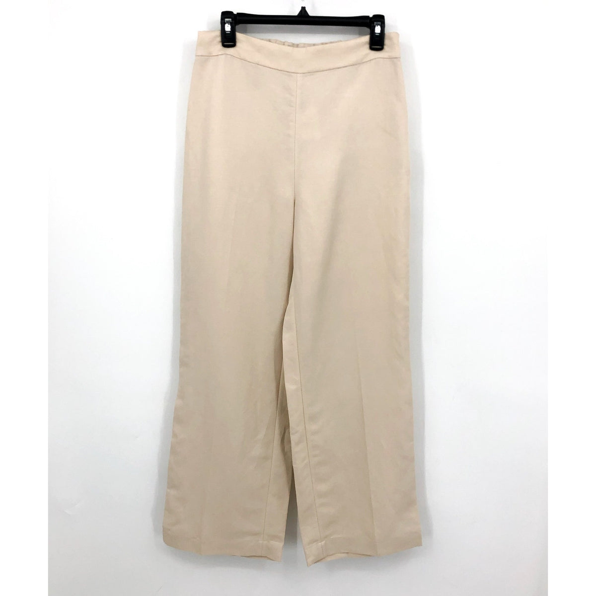 & Other Stories Women's Wide Leg Pants Size 8 Light Beige Linen Blend NWT
