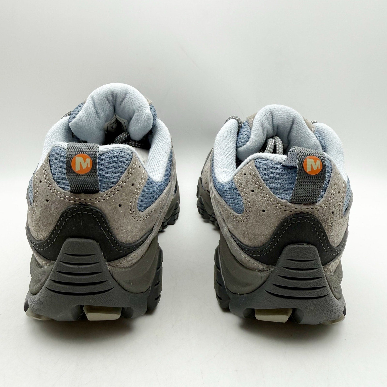 Merrell Womens Moab 3 Hiking Sneakers US 8 EU 38.5 Blue Grey Suede NWOB