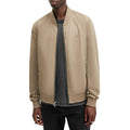 Allsaints Mens Reversible Bassett Bomber Jacket XS Black Ash Khaki NWT