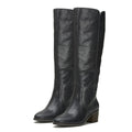 Lucky Brand Womens Cashlin Heeled Knee High Boots Size 6.5 M Black Leather NIB
