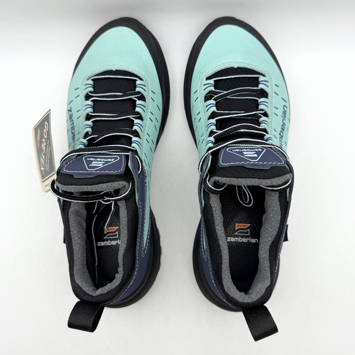 Zamberlan Womens Circe Low GTX Trail Sneakers US 8 Blue Black Waterproof NIB