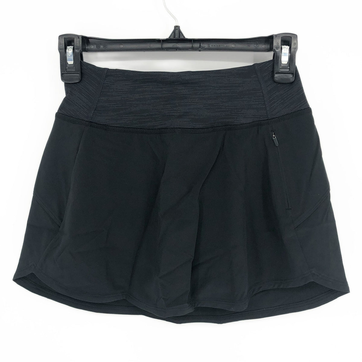 OUTDOOR VOICES Women's Hudson 4" Skort XXS Black Built-in Brief Liner NWT