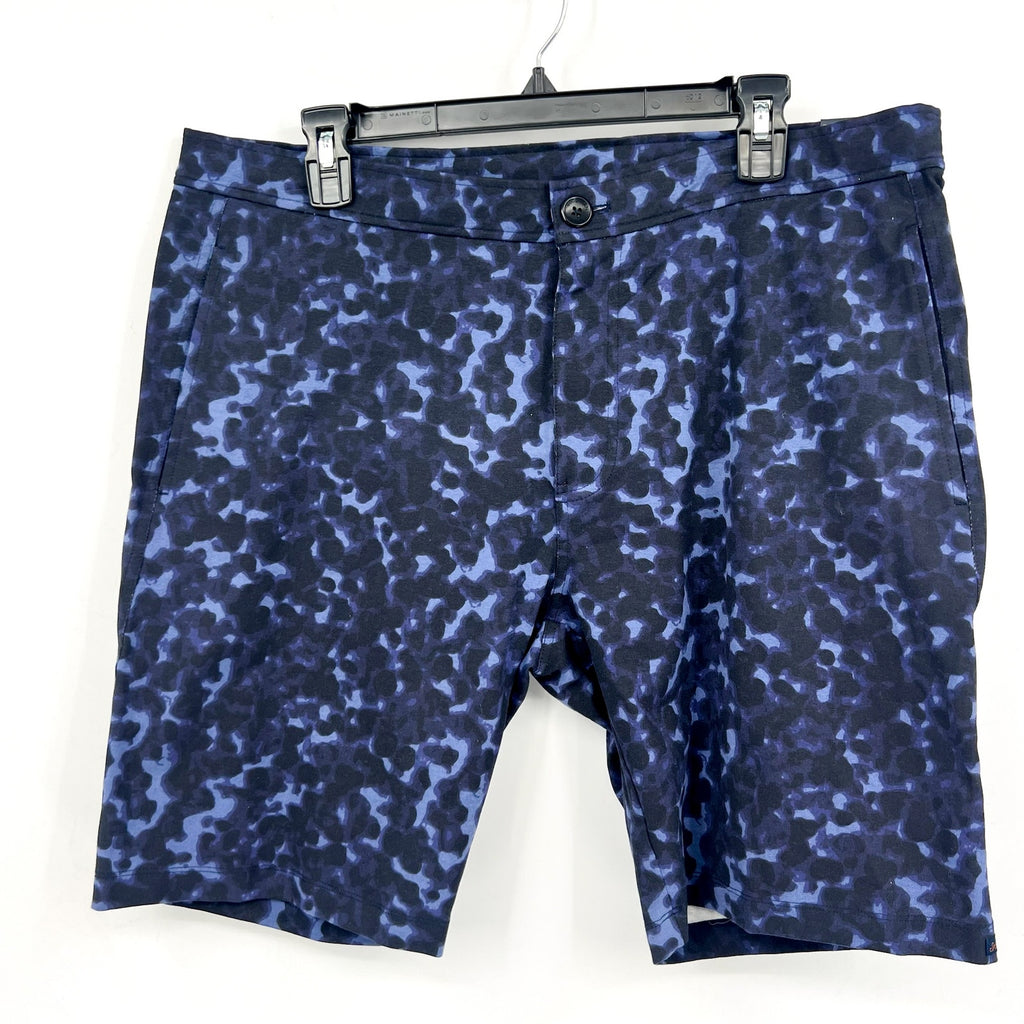 GOOD MAN BRAND Mens Flex Pro Jersey Tulum Shorts Large Blue Splotch NWT