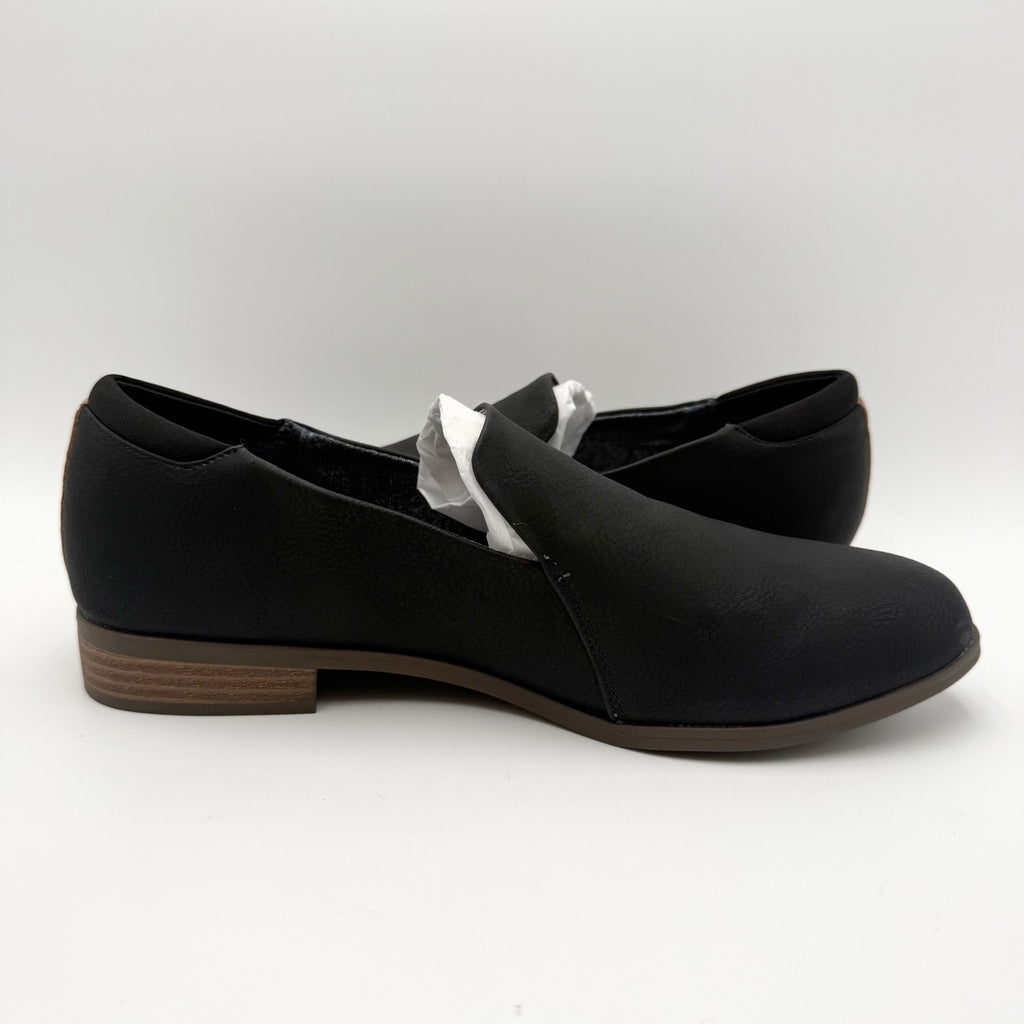 Dr. Scholls Womens Rate Loafers Size 11 Wide EU 42 Black Slip On NIB