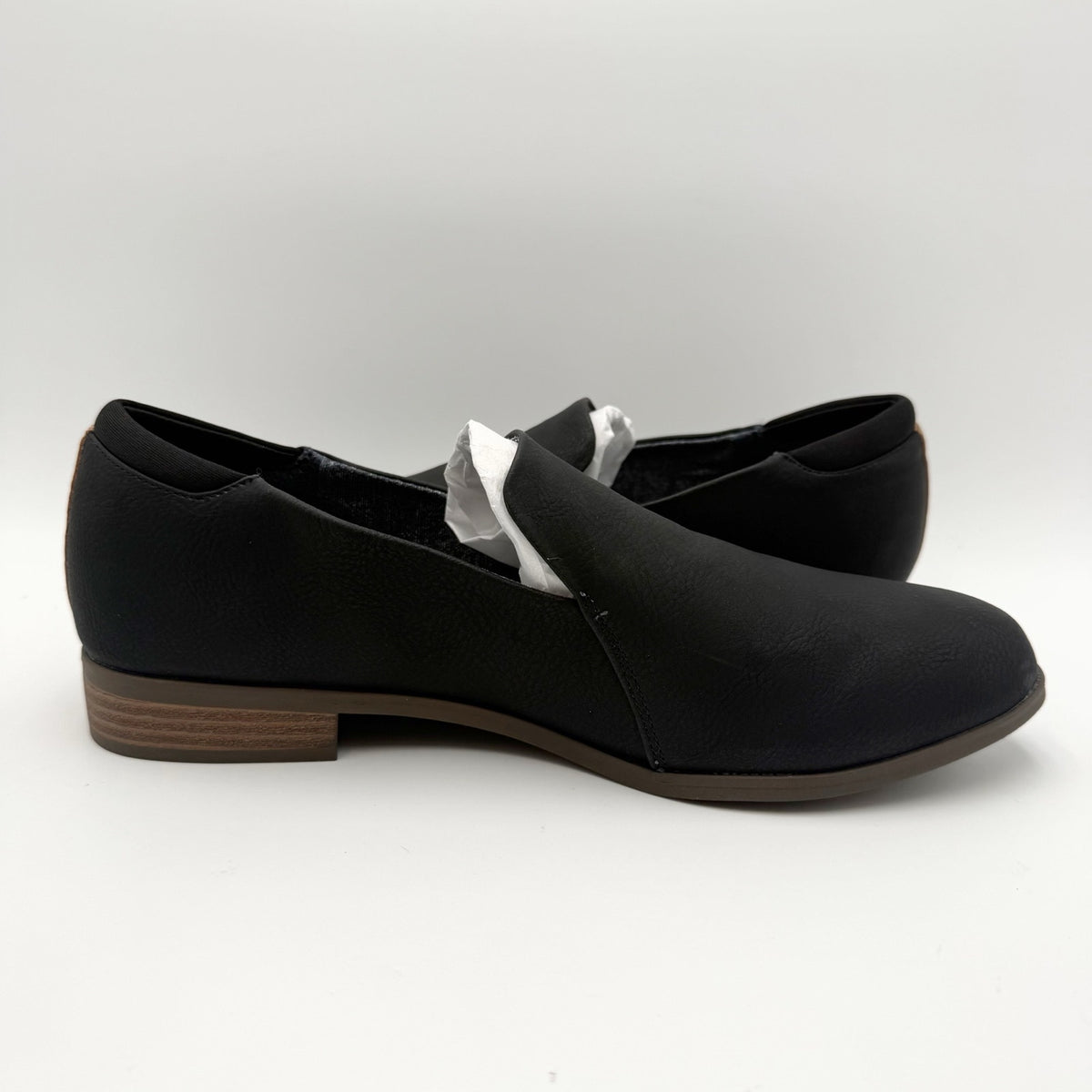 Dr. Scholls Womens Rate Loafers Size 11 Wide EU 42 Black Slip On NIB