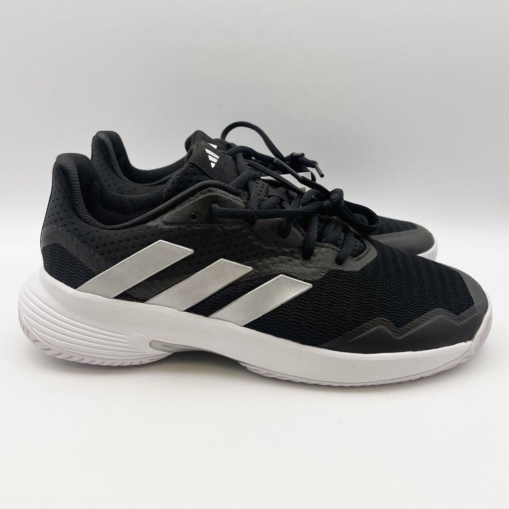 Adidas Women's CourtJam Control Athletic Shoes Size 9.5 Black White Tennis NIB