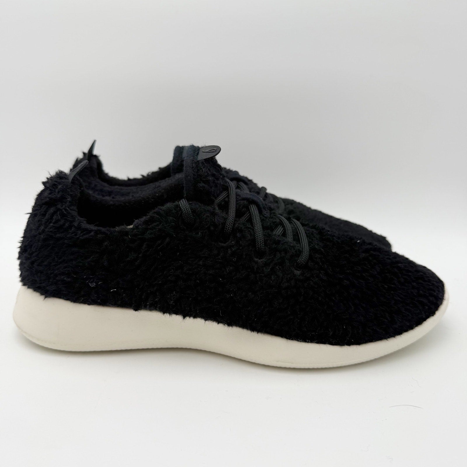 AllBirds Mens Wool Runner Fluff Sneakers US 10 EU 42.5 Black Athletic NIB