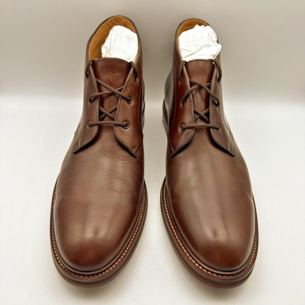 Johnston & Murphy Mens Welch Chukka Boots US Size 12 EU 46 Brown Leather NIB