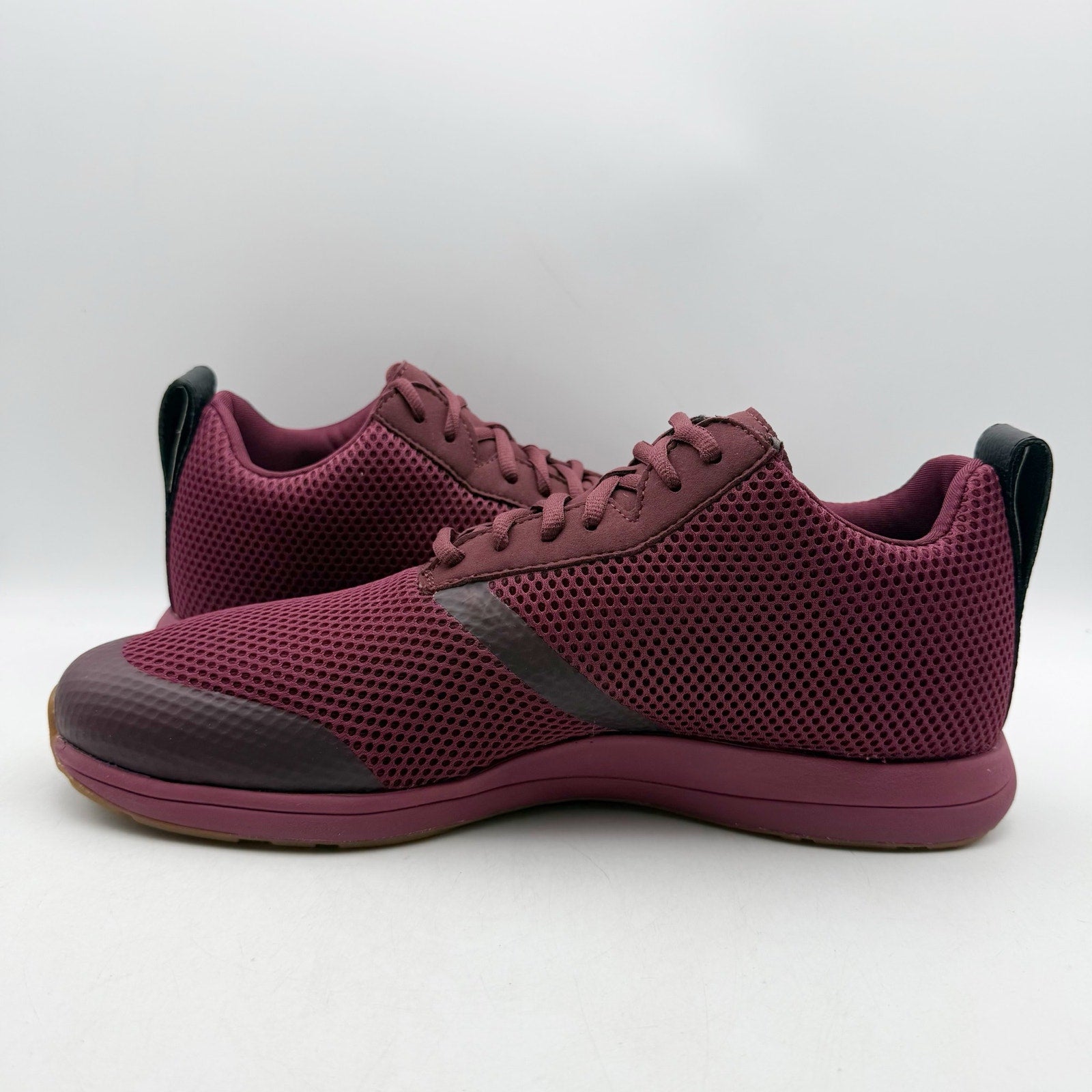YORK Athletics Mens The Henry Mid Trainer Sneakers US 12 Red Black NIB