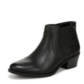 Vionic Womens Finn Ankle Booties US 8 EU 38.5 Black Leather Boots NWOB