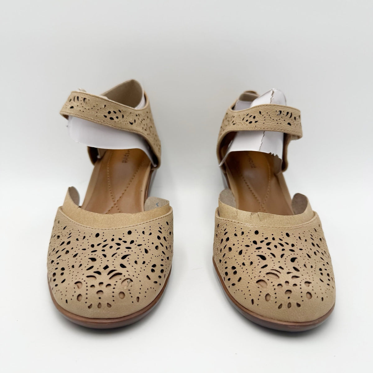 Easy Spirit Womens Cindie Pumps Size 7 Wide Tan Beige Leather NWOB