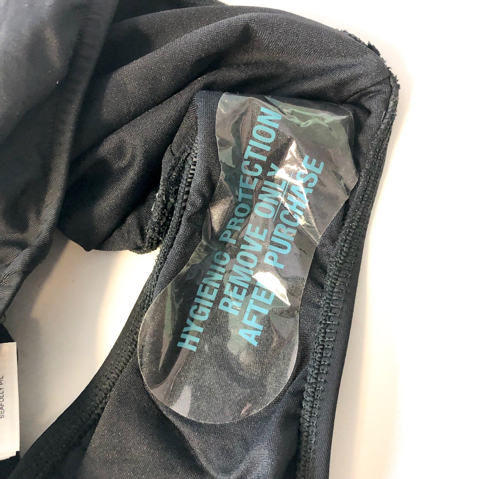 SEAFOLLY COLLECTIVE Women's One Piece Swimsuit US 14 Black Cap Sleeve NWT