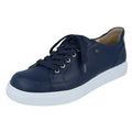 Finn Comfort Men's Casual Brandon Sneaker US 9 UK 8.5 Blue Leather Suede NWOB