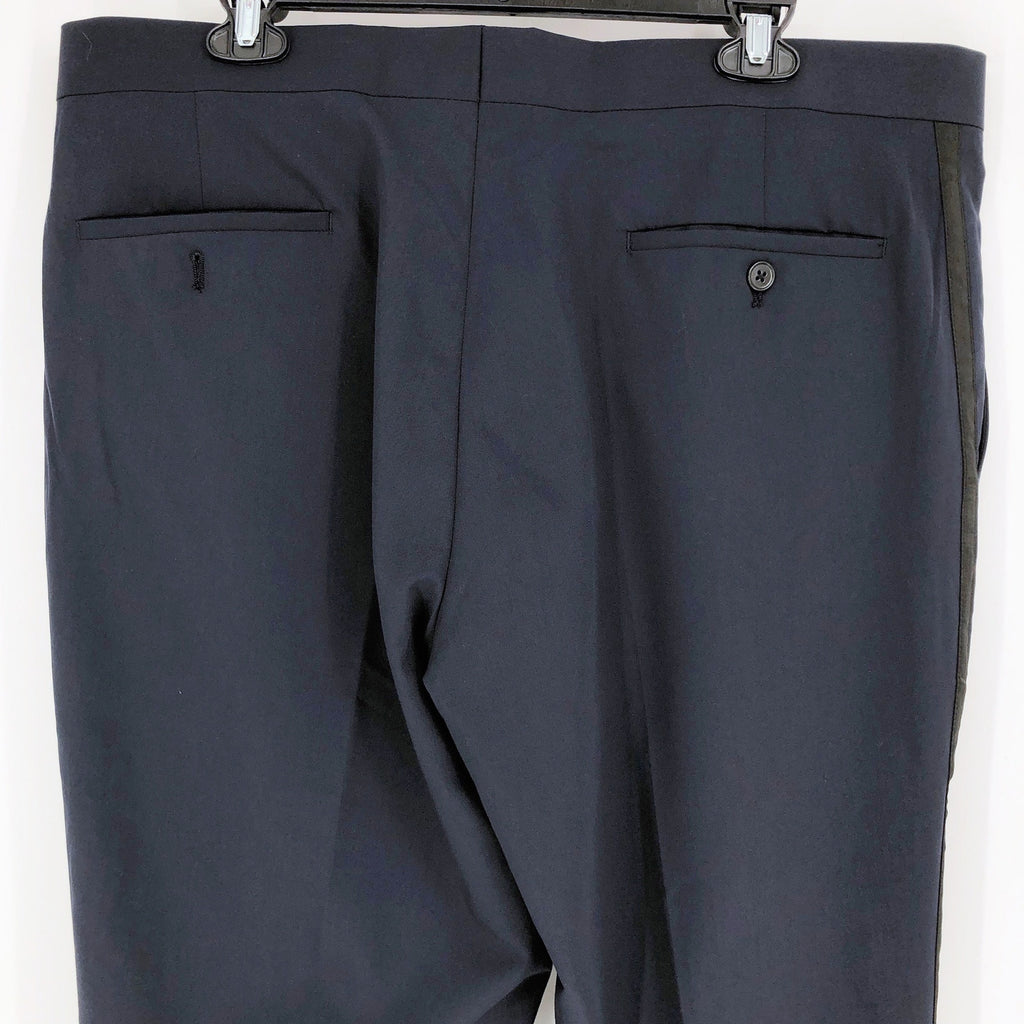 NORDSTROM RACK Men's Trim Fit Dress Pants 36x31 Navy Blue Straight Leg NWT