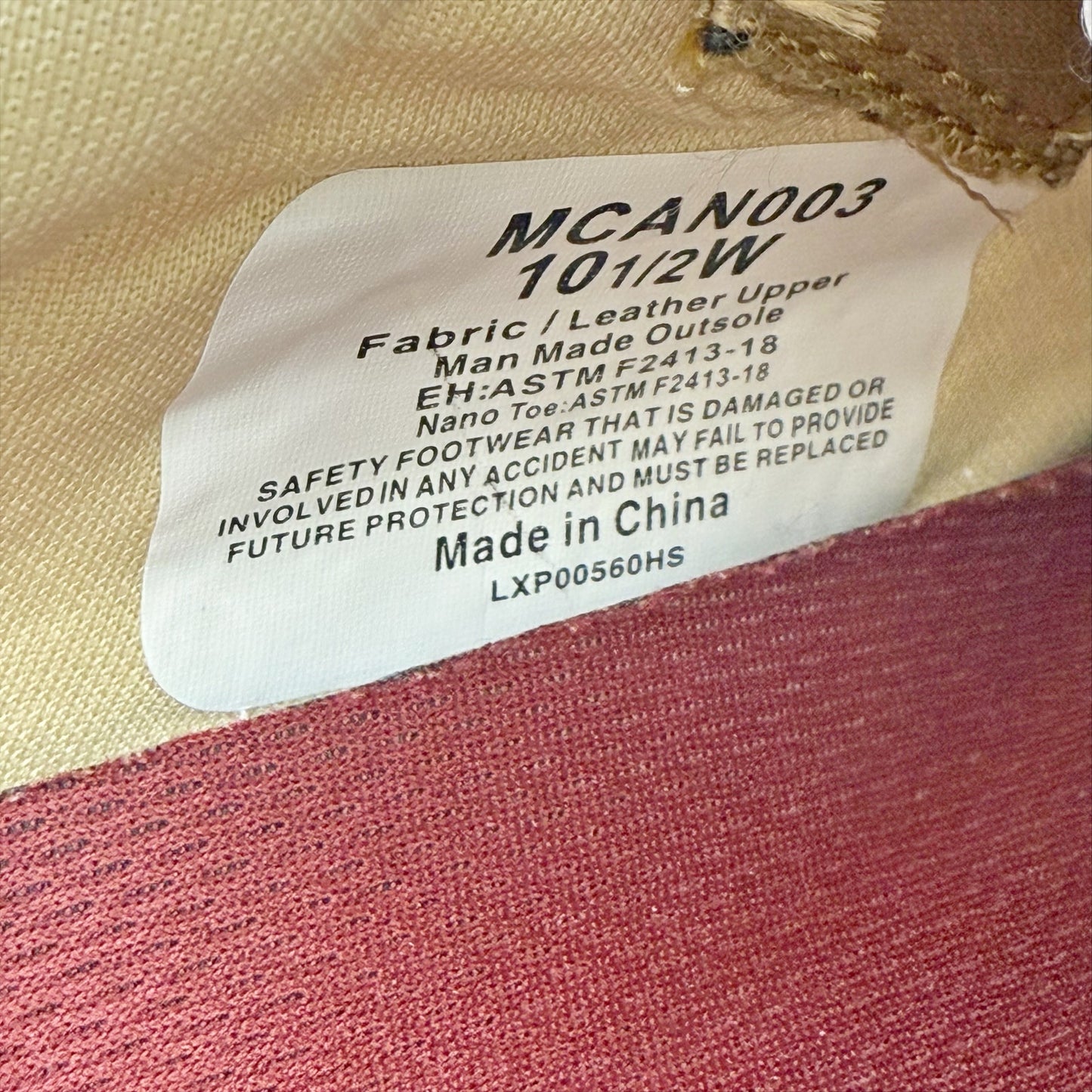 Twisted X Work Mens MCAN003 Safety Sneakers US 10.5 Wide Grey Composite Toe NWOB