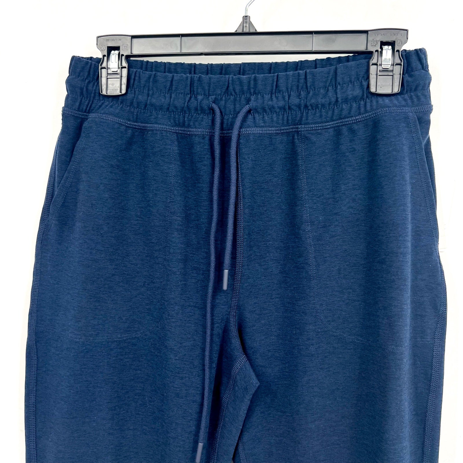 BEYOND YOGA Commuter Midi Joggers XS Nocturnal Navy Blue Drawstring Spacedye NWT