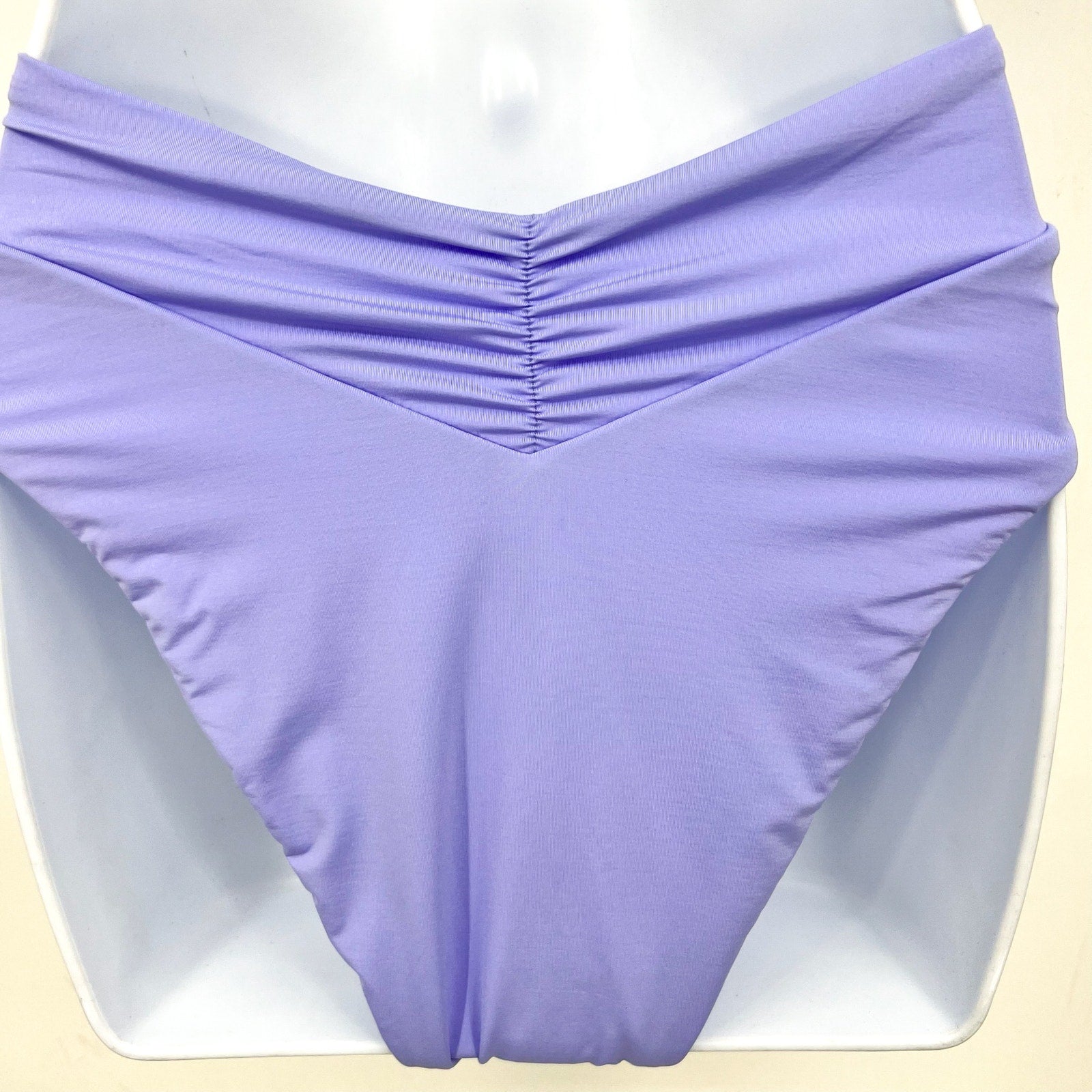 BECCA Color Code Carolina French Cut Bikini Bottom Medium Bellflower Purple NWOT