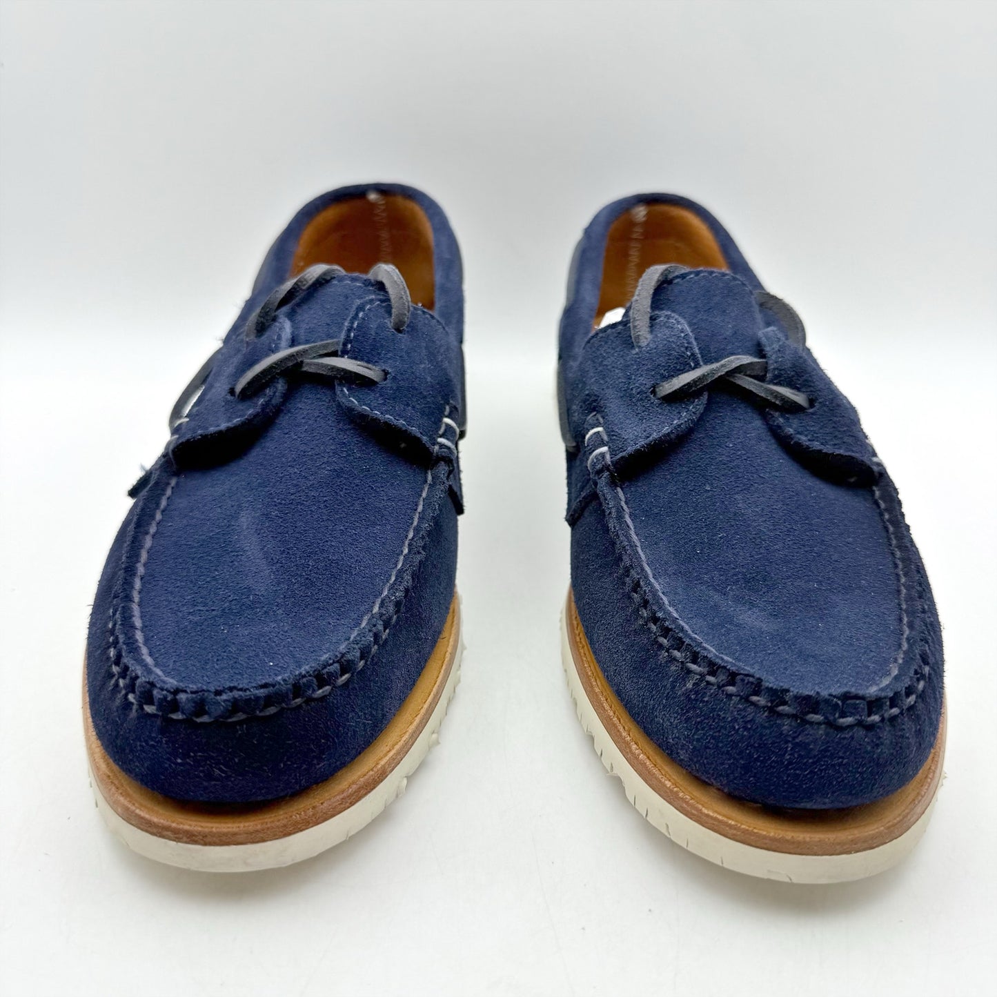 Sperry Mens X Sunspel Authentic Original Boat Shoe US 10 EU 43 Navy Suede NWOB