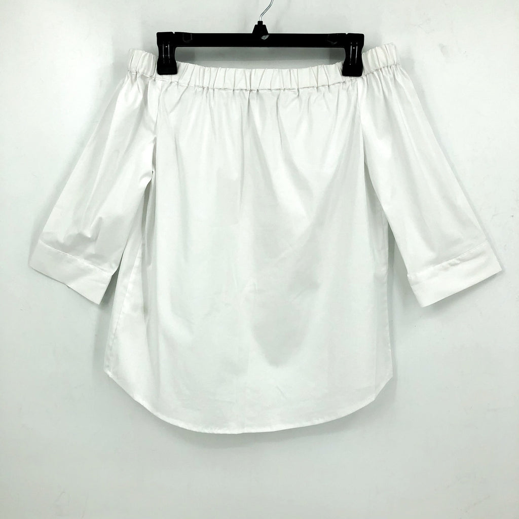VINCE CAMUTO Women's Off Shoulder Pacific Breeze Top XS Ultra White NWT
