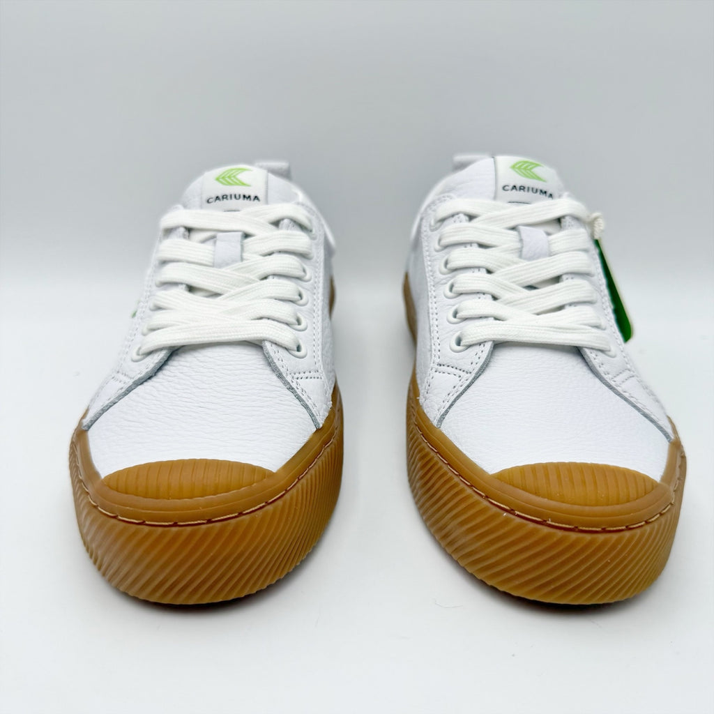 CARIUMA Womens OCA Low Sneakers US 9.5 EU 40.5 White Leather Gum NIB