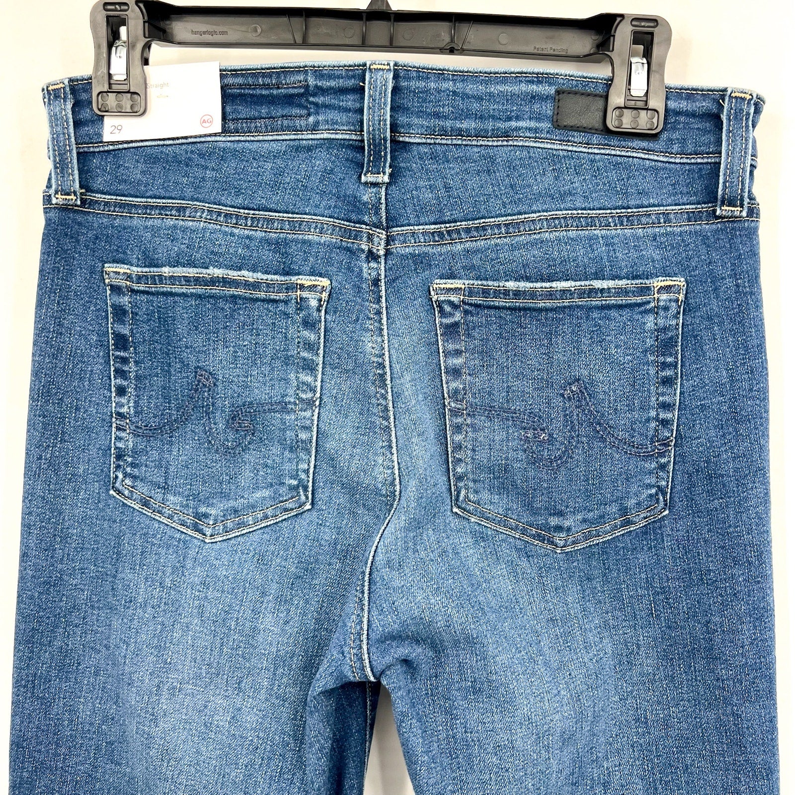 AG ADRIANO GOLDSCHMIED Womens Mari Slim Straight Jean Size 29 US 8 Oceanside NWT
