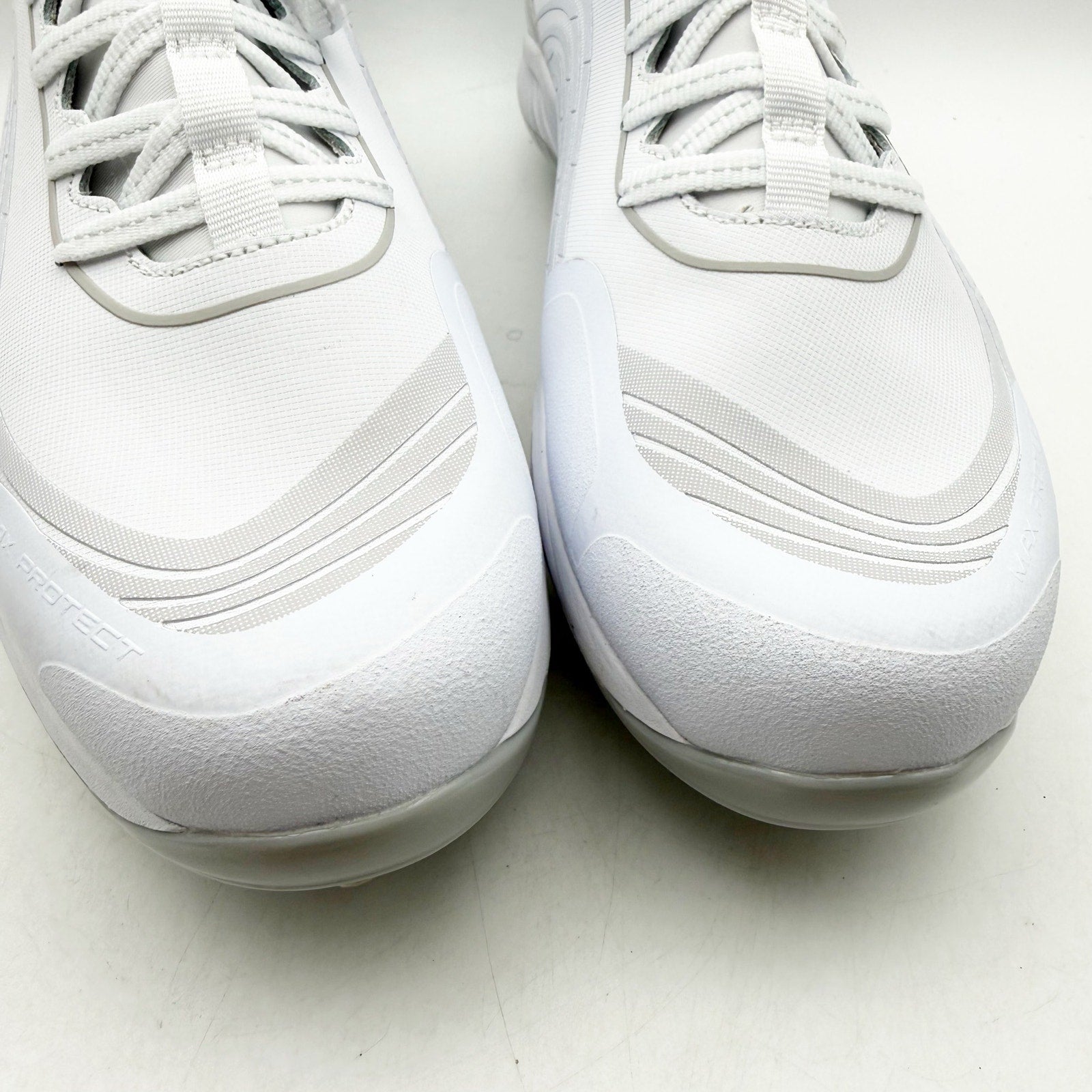 Rawlings Mens Bullpen Low Baseball Cleats US 9.5 White Gray Metal NWOB