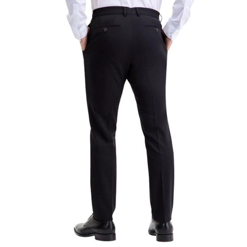 TED BAKER Men's Jim CT Dress Pants 31R Black Flat Front 100% Wool NWT