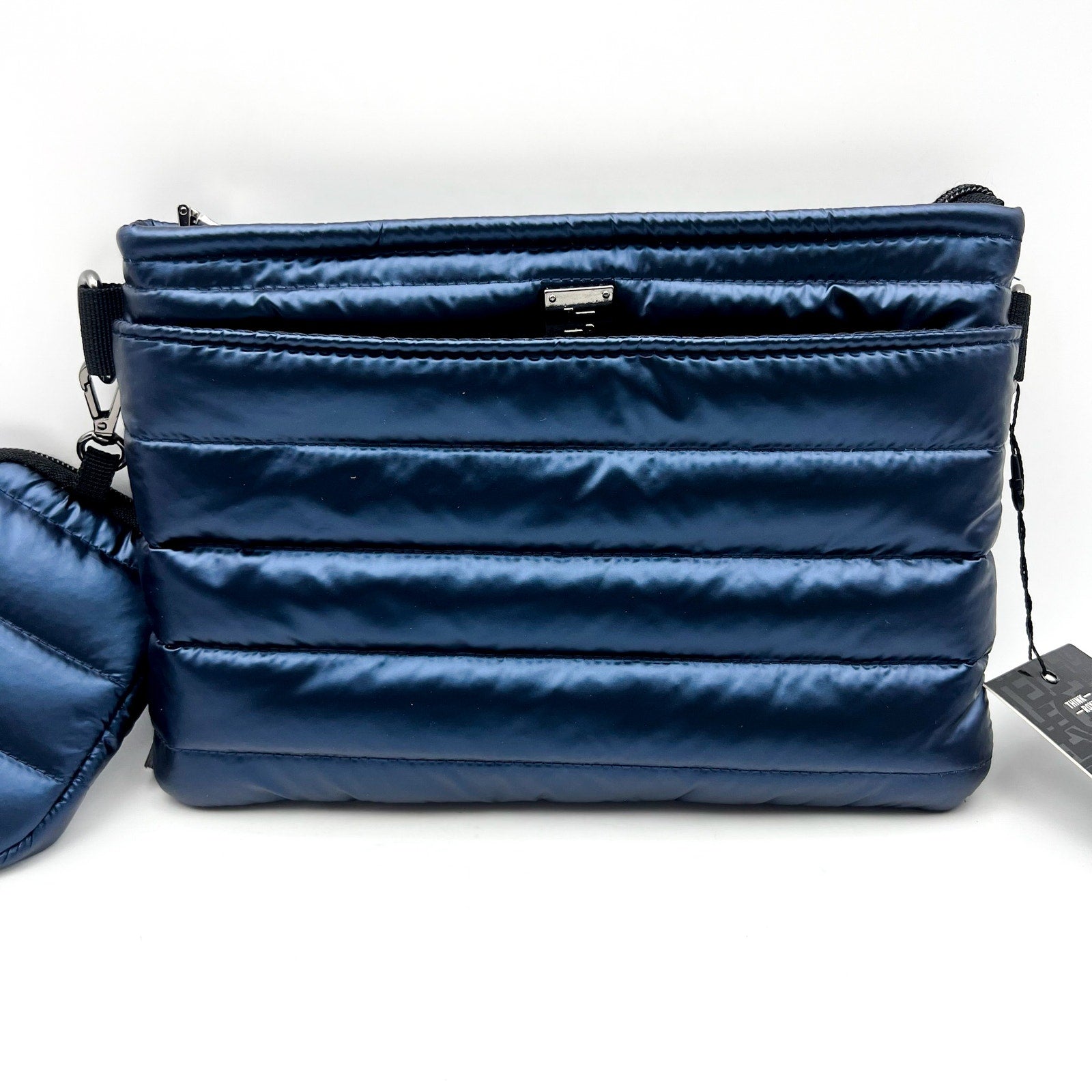 THINK ROYLN Downtown Crosswalk Crossbody Bag Blue Pearl Indigo One Size NWT
