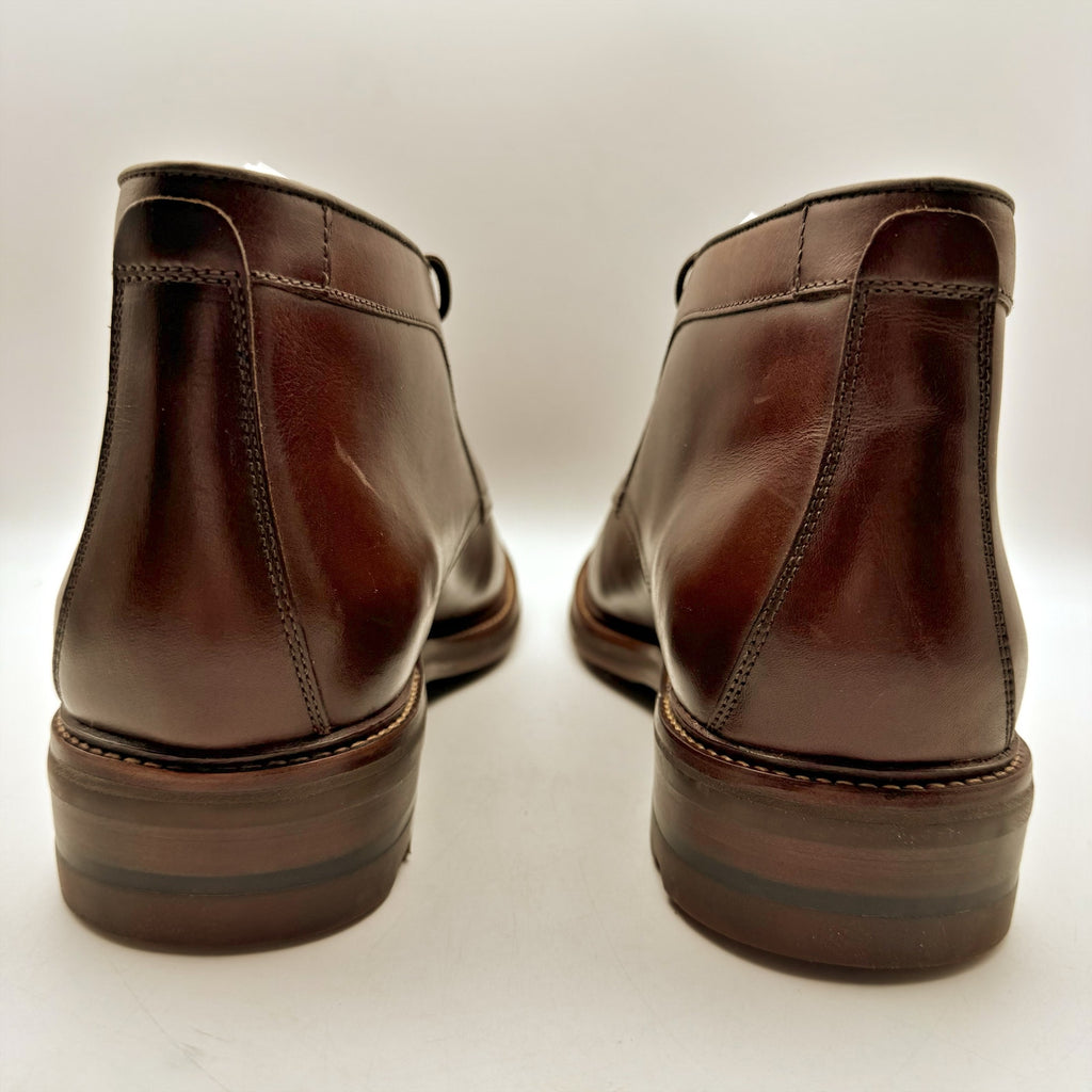 Johnston & Murphy Mens Welch Chukka Boots US Size 12 EU 46 Brown Leather NIB
