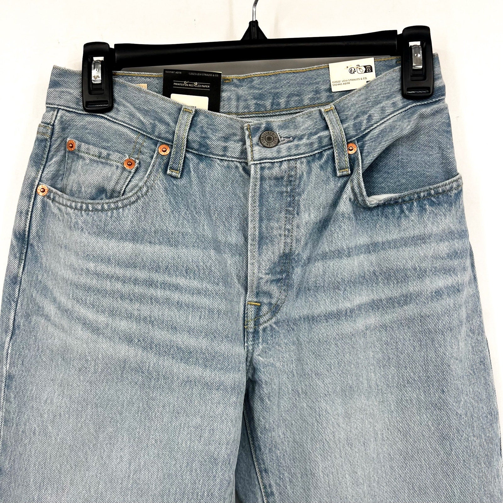 LEVI'S Womens 501 ‘90s Straight Jeans 24x30 Size 00 Ever Afternoon A19590011 NWT