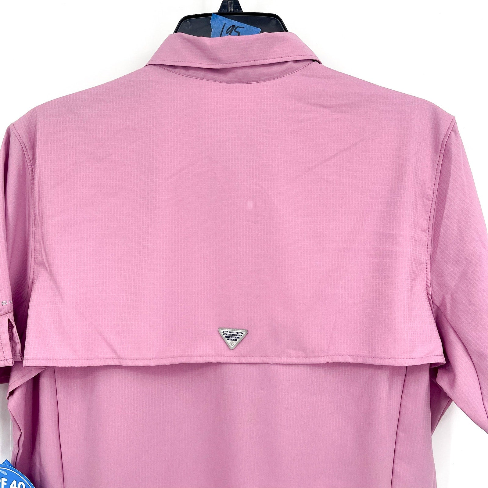 COLUMBIA Womens PFG Tamiami II Shirt XS Light Pink Short Sleeve NWT
