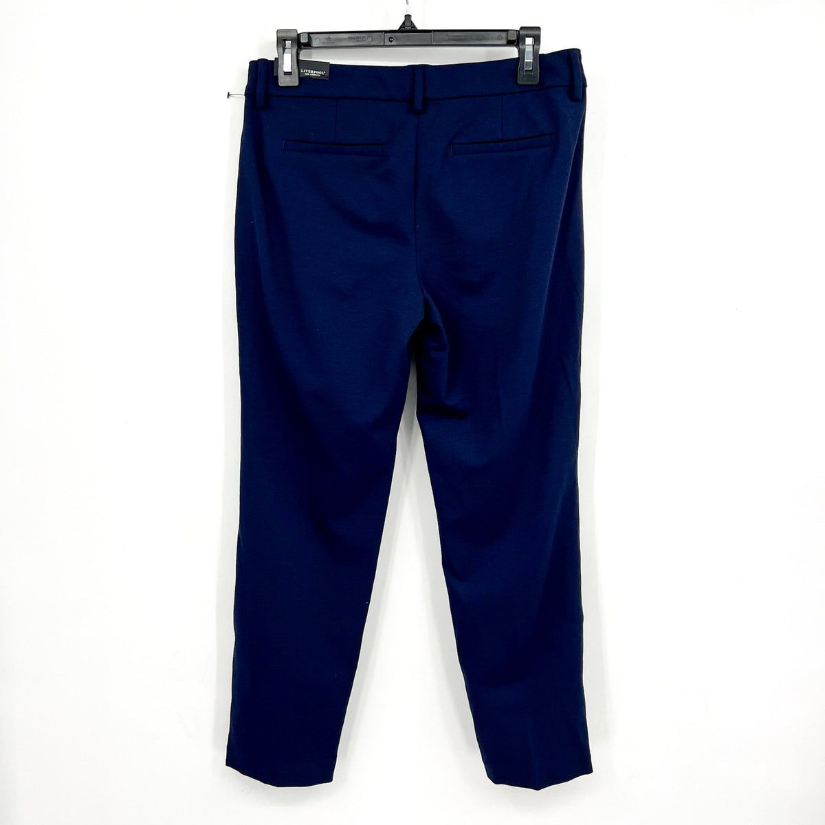LIVERPOOL Womens Kelsey Knit Trousers Size 27 4 Petite Cadet Blue Ankle NWT
