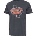 47 BRAND Mens Houston Astros Regional Franklin T-Shirt Medium Atlas Blue NWT
