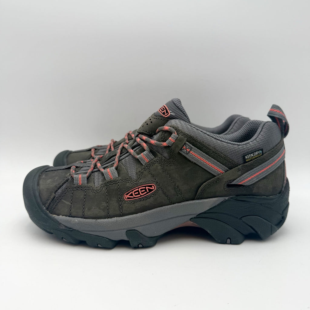 Keen Womens Targhee ll Hiking Shoes Size 8.5 Grey Waterproof Leather NWOB