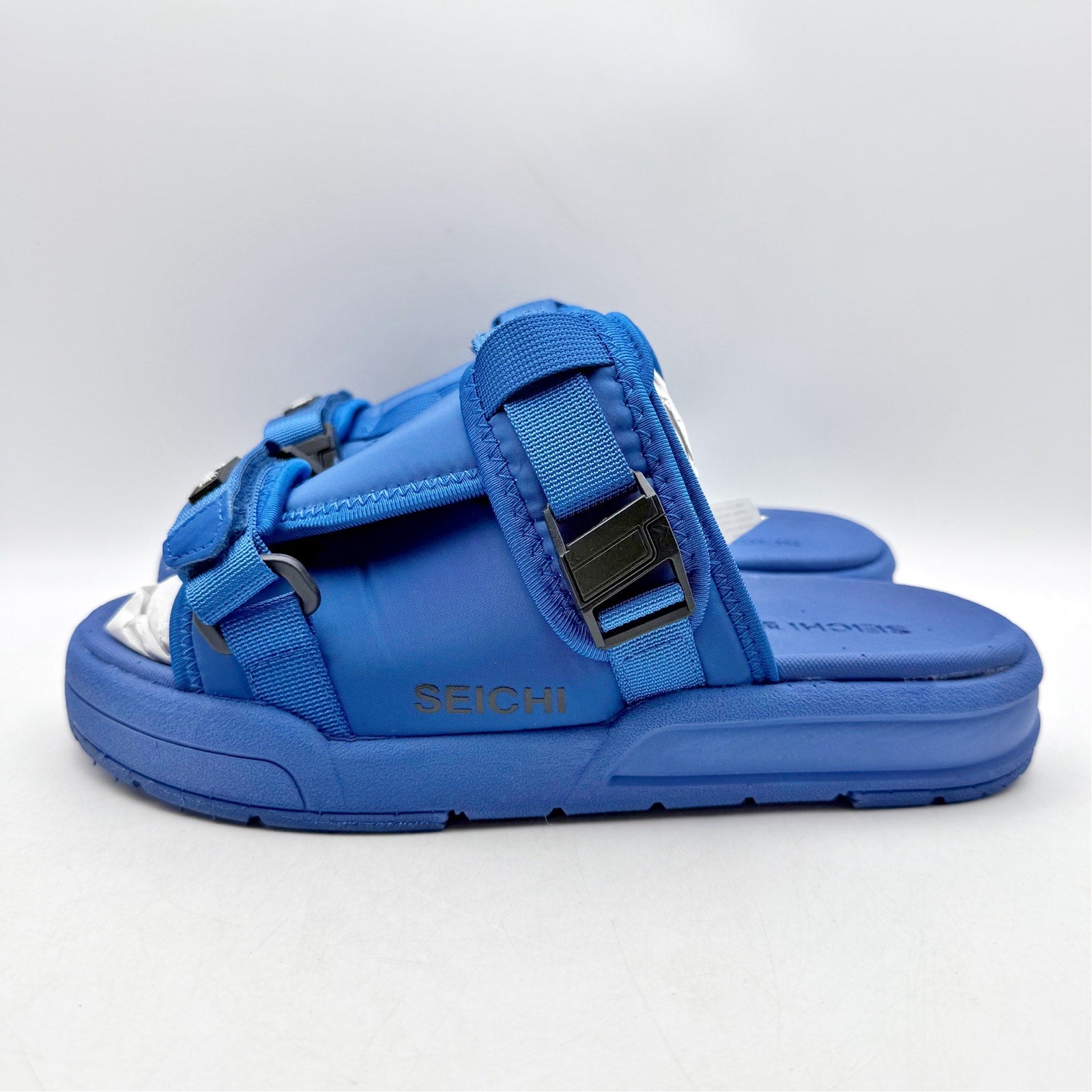 Seichi Mens Yoroi V2 Slide Sandals Size 10 EU 43 Cobalt Blue NIB