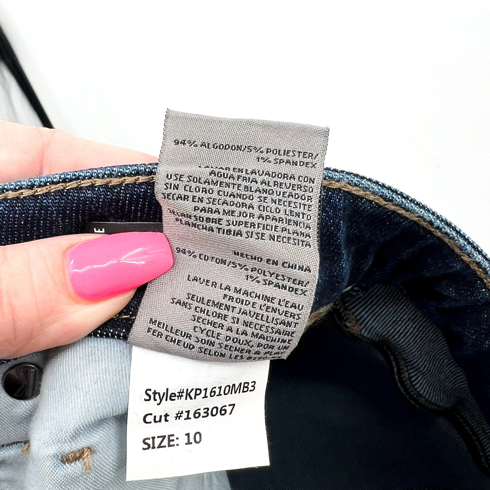 KUT FROM THE KLOTH Reese Ankle Straight Leg Jeans SIZE 10 Enchantment Blue NWT