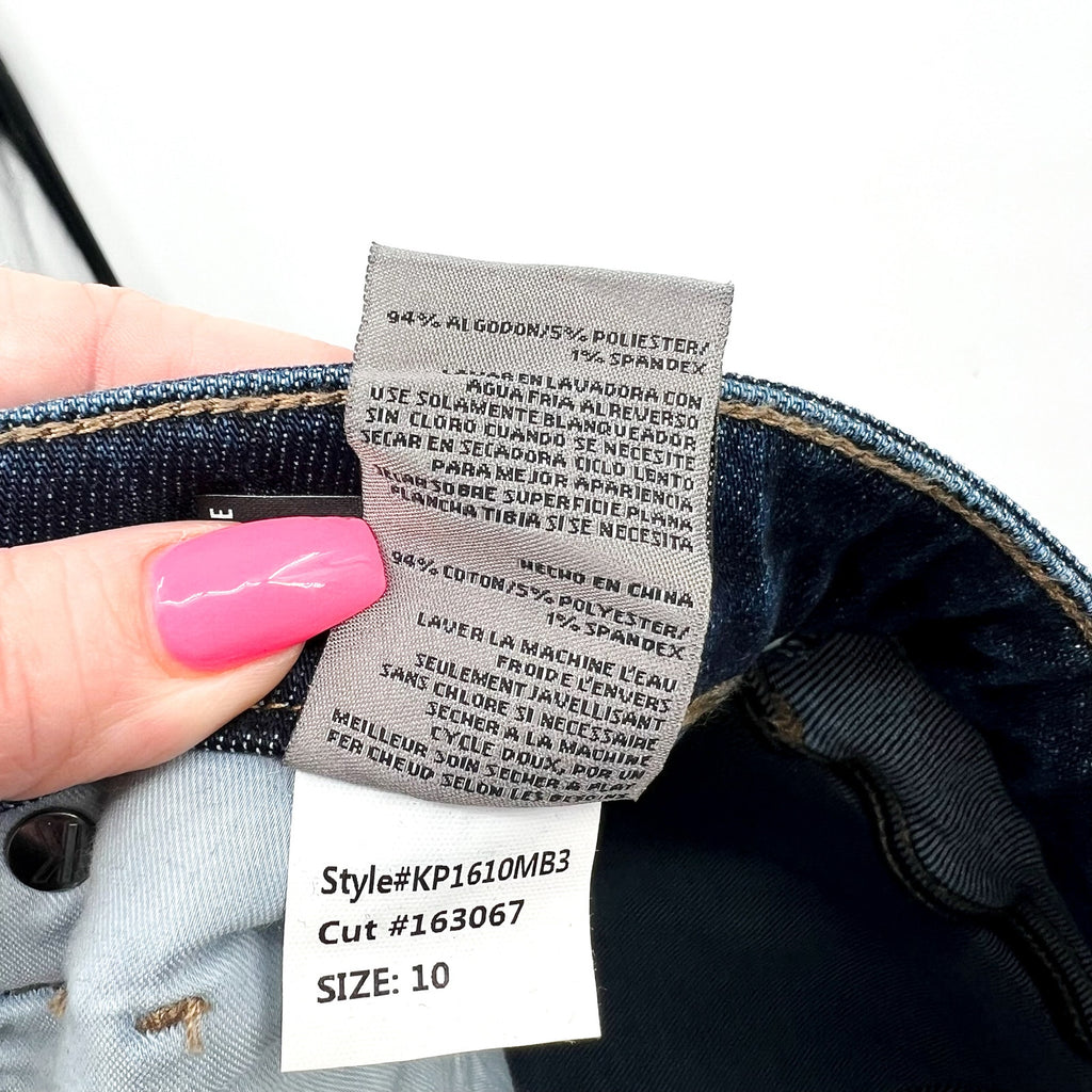 KUT FROM THE KLOTH Reese Ankle Straight Leg Jeans SIZE 10 Enchantment Blue NWT