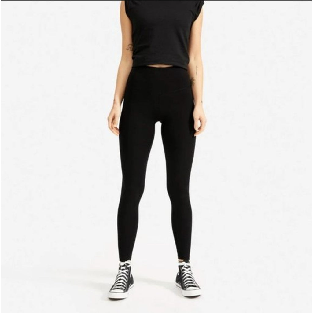 Everlane Womens ReNew Performance Leggings Small Black NWT