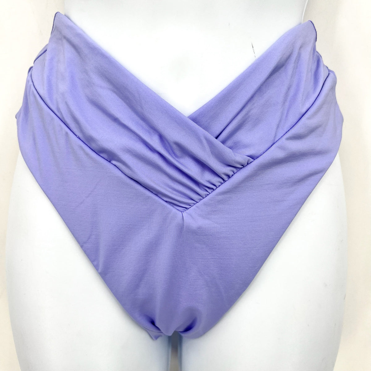 BECCA Color Code Carolina French Cut Bikini Bottom Medium Bellflower Purple NWT