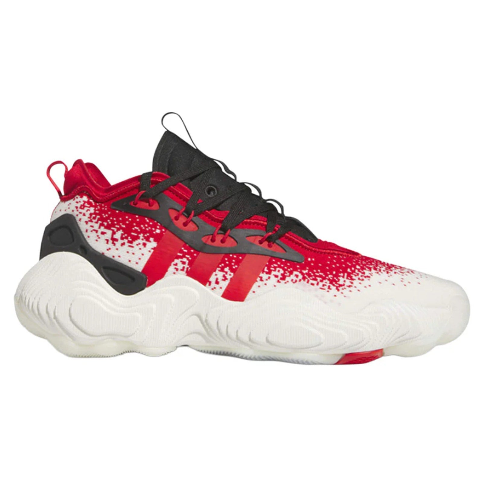 Adidas Mens Trae Young 3 Basketball Shoes US 9 White Red Athletic Sneakers NWOB