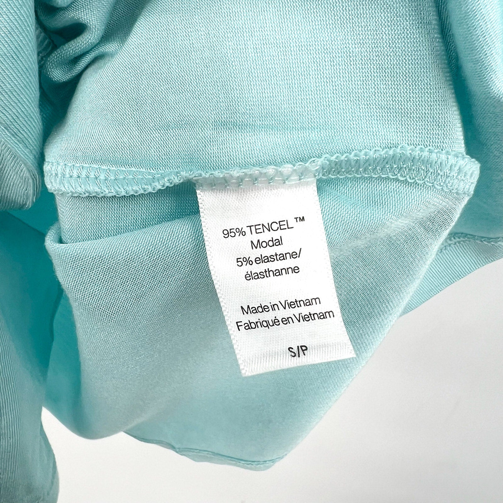 EBERJEY Giselle Relaxed Shorts PJ Set Small Canal Blue Tencel Modal NWT
